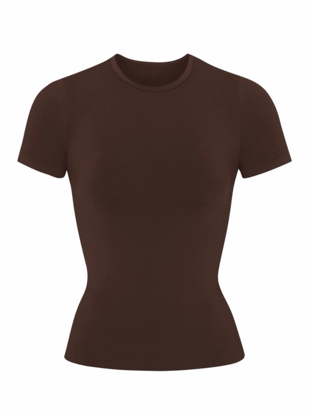 SKIMS Soft Smoothing Seamless T-Shirt Cocoa Brown XL NWT